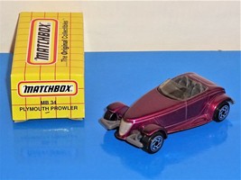 Matchbox Mid 1990s Release MB 34 Plymouth Prowler Purple - £2.33 GBP