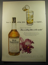 1951 Old Forester Bourbon Ad - There is nothing better in a highball - £14.78 GBP