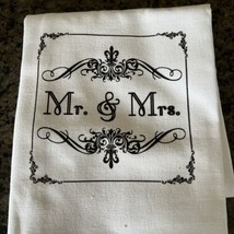 Mr. &amp; Mrs. Tea Towel 100% Cotton, NWT - £6.06 GBP