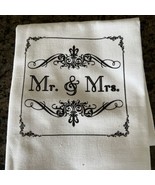 Mr. &amp; Mrs. Tea Towel 100% Cotton, NWT - £5.97 GBP