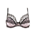 Agent Provocateur Womens Bra Lace Elastic Black/Pink Size Uk 36D - £95.28 GBP