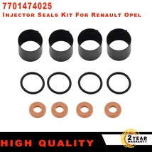 4Pcs/Lot Injector Seal Kit 7701474025 7703062072 For  Laa Espace Trafic Master 2 - £77.30 GBP