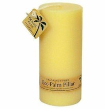 NEW Ecopalm Unscented Pillar 2 1/4 in x 5 in Cream Fragrance Free - $10.92