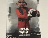 Star Wars Rise Of Skywalker Trading Card #18 Nien Nunb - £1.55 GBP