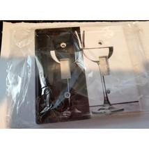 Light Switch Cover Plate Decorative Plastic Black &amp; White Wine Glasses  ... - $10.00
