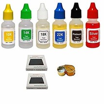 PuriTest Brand 9 PC. Gold Silver Platinum Testing KIT Acid Test Jewelry-... - £20.86 GBP