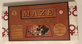 MAZE Co-Operative Strategy Board Game 1990 Family Pastimes Vintage Deaco... - $65.73