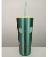 Starbucks Stainless Steel 16oz Tumbler - Green - Floral Cactus - NEW w/ ... - £31.00 GBP