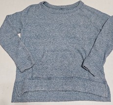 Janet Fritts Pullover Sweater Kangaroo Front Pockets Round Neck Womens S... - €16,92 EUR