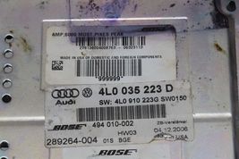 Audi Radio Audio Stereo Amplifier Amp 4L0-910-223-D image 4