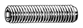 Socket Set Screw,Cup,10-32X1/2,Pk100 - £15.93 GBP