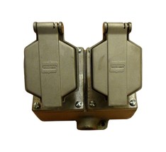 Cooper Crouse-Hinds ENR22202 Explosion-Proof Interlock Two Gang Receptac... - $899.95