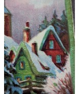 Happy New Year Dutch Stay Safe Church Rokat 1405 Signed Postcard Vintage... - £11.03 GBP