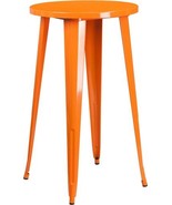 Flash Furniture James Commercial Grade 24&quot; Round Orange Round,  - £235.59 GBP