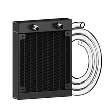 Water Cooling Radiator, 8 Pipe Aluminum Heat Exchanger Radiator With Tub... - £29.77 GBP