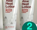 2 Pack Forever Aloe Heat Lotion Soothing Relaxing Massage Gel 4 fl.oz 11... - $30.02