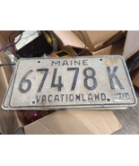 1988 MAINE VACATIONLAND STATE License Plate 67478K - $5.93