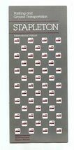 Stapleton International Airport Parking &amp; Transportation Guide 1990's - $17.82