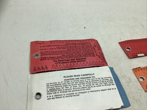 1984 to 1993 Michigan Resident and Senior Deer Tags - Gun & Bow Item image 8