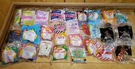 Large lot of 29 McDonald&#39;s Happy Meal Toys Sealed Flubber Barbie Cabbage Patch - £27.36 GBP
