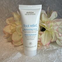 Aveda Foot Relief Moisturizing Creme Cream 1.4 Oz 40 mL Travel NWOB Free... - $8.86