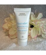 Aveda Foot Relief Moisturizing Creme Cream 1.4 Oz 40 mL Travel NWOB Free... - $8.86