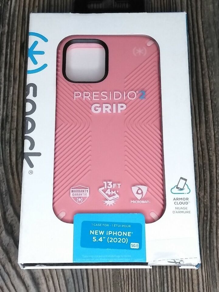 SPECK Presidio2 Grip Phone Case for Apple iPhone 12 Mini 5.4" Pink Rose NEW - $3.84