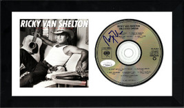 Ricky Van Shelton signed 1987 Wild-Eyes Dream Album CD w/Cover Booklet 6.5x12 Cu - £70.36 GBP