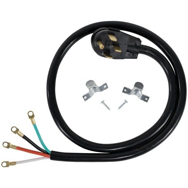 CERTIFIED APPLIANCE ACCESSORIES 4 PRONG ELECTRIC RANGE CORD 4&#39; BRAND NEW... - $16.82