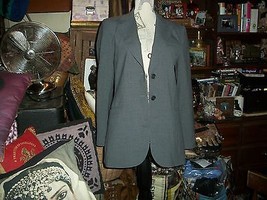 THEORY Polished Smoke Gray Wool Blazer Size M - £19.78 GBP