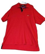 Vtg Polo Sport Ralph Lauren Men&#39;s Pique Flag Logo Red Polo Button Shirt ... - $34.19 CAD