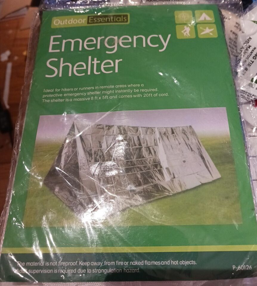 Emergency Shelter by Outdoor Essentials  1-2 Person Rescue Tent Hiking B... - $10.40