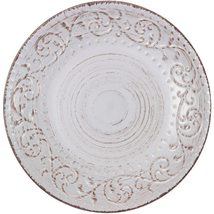 Rustic Fare Dinner Plate D11&quot; Cream - £15.01 GBP