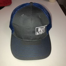 Vintage Bud Light Beer Trucker Hat Mesh Snapback Blue Hit Wear - $8.90