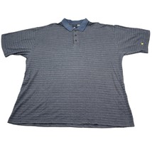 Pebble Beach Shirt Mens 2XL Blue Striped Polo Short Sleeve Tee Casual - $299.25 MXN