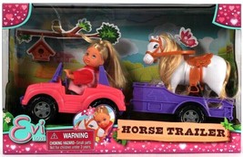 Simba Love Evi Love Doll &amp; Horse Tailor Playset With Jeep Age 3 Years &amp; Up - £32.01 GBP