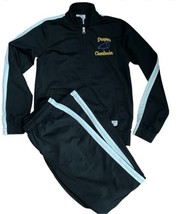Girls XL Athletic Track Suit Cheer Practice Sweatsuit Outfit Pants Jacket Lined - £13.17 GBP