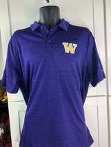 Wshington Huskies SHIRT-ADIDAS Coaches POLO-ADULT LARGE-NWT-$75 Retail - £29.70 GBP