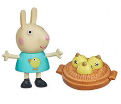 Peppa pig Rebecca Rabbit with Chicks in Basket New - £14.21 GBP
