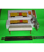 HO Trains - 2 Box Cattle Cars (With Cattle) &amp; Track - €21,45 EUR
