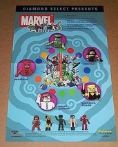 Marvel Minimates/Hulk action figure poster:Venom/X-Men/Carnage/Elektra/Daredevil - £31.29 GBP