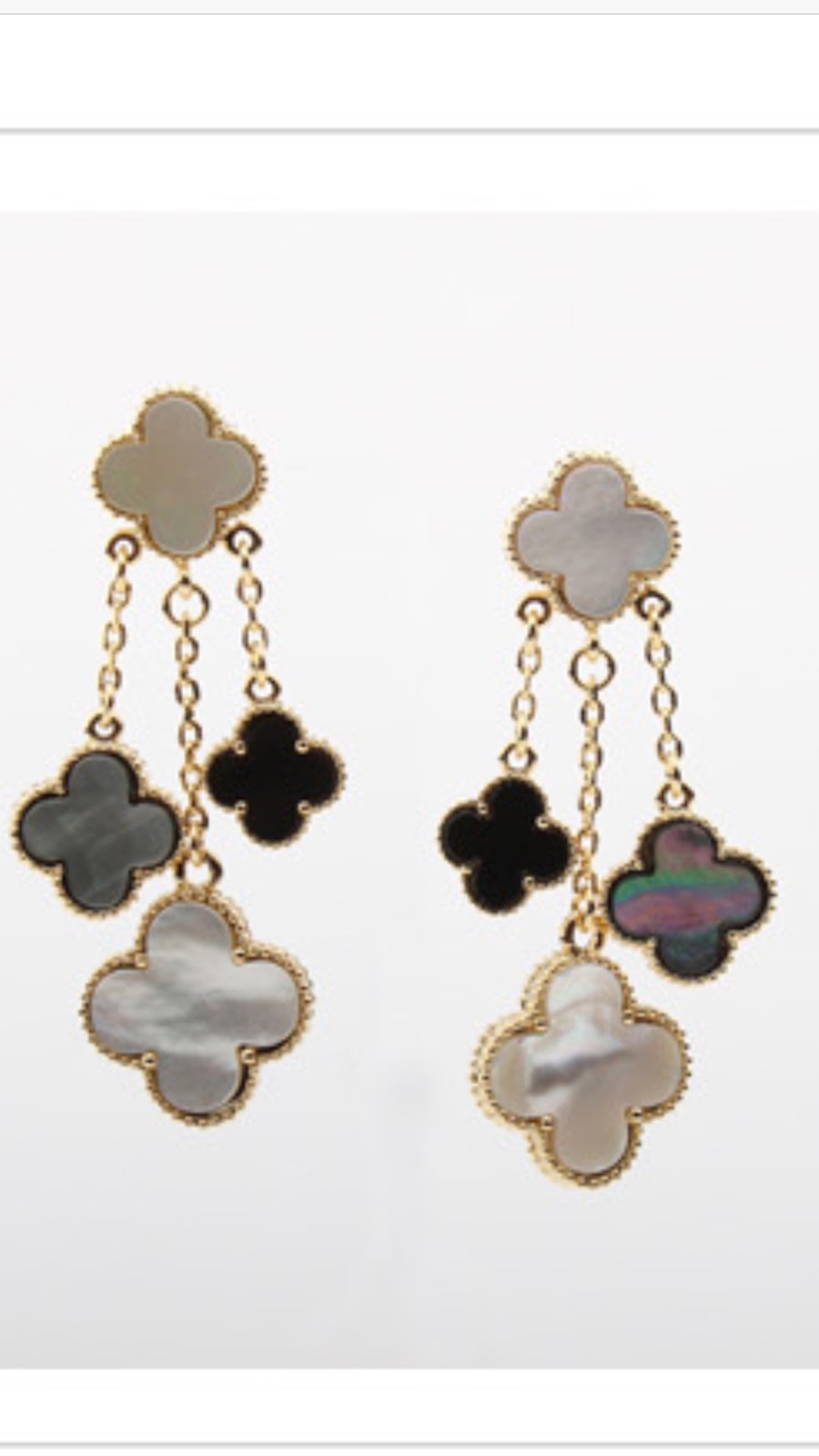 Primary image for Chandelier Mother of Pearl Earrings