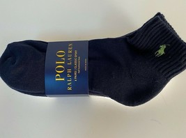 Polo Ralph Lauren Classic Sport Quarter Ankle Socks 10-13 - £18.88 GBP