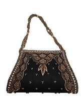 1950s Style Beaded Bag Antique Look Evening Cocktail Small Bag - $51.43