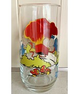 Vintage Peyo Smurfs Drinking Glass 1982 Jokey by Wallace Berrie Co Smurf... - $12.95