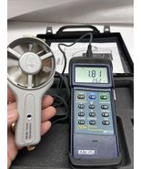 Extech Heavy Duty CFM Thermo-Anemometer Model 407113 Air Velocity Wind M... - €64,26 EUR