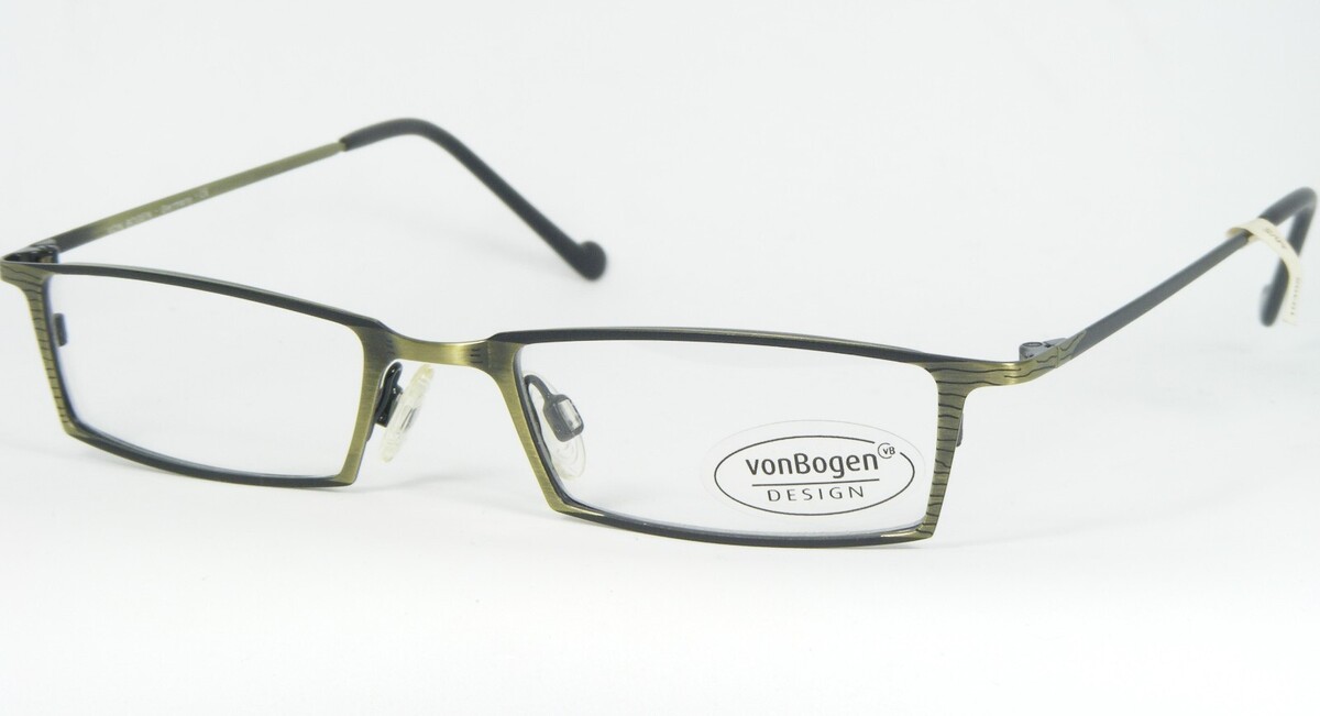 Von Bogen VB 422 Coleur. A Vert Olive/Noir Lunettes Cadre vonBogen 49-18... - $76.08 Von Bogen VB 422 Coleur. A Vert Olive/Noir Lunettes Cadre vonBogen 49-18... - $76.08