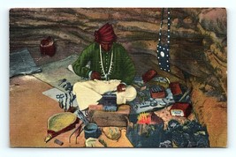 Postcard Da Pah Navajo Indian Silversmith Trade Craft Gallup New Mexico ... - £5.53 GBP