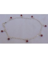  Red silver anklet - $30.08 CAD
