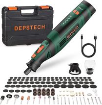 DEPSTECH Cordless Rotary Tool Kit, 8V 2.0Ah Rechargeable Battery, 30000RPM - $48.99